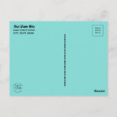 Geeignet für Gewirke und Garnhandwerke Postkarte (Rückseite)