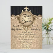 Geeignet für Hochzeitsfeiern auf Royals Einladung (Stehend Vorderseite)