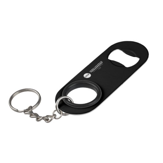 Geeignet für Ihr Geschäftsteam Mini Flaschenöffner (Vorderseite Schrägansicht)