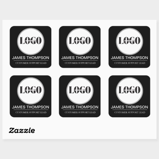 Geeignet für Ihr Geschäftsteam Quadratischer Aufkleber (Blatt)