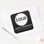 Geeignet für Ihr Geschäftsteam Quadratischer Aufkleber (Umschlag)