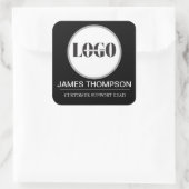 Geeignet für Ihr Geschäftsteam Quadratischer Aufkleber (Tasche)