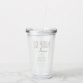 Geeignet für Pflegekräfte von Krankenhäusern Acryltrinkbecher (Rückseite)