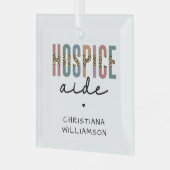 Geeignet für Pflegekräfte von Krankenhäusern Ornament Aus Glas (Vorderseite links)