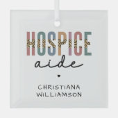 Geeignet für Pflegekräfte von Krankenhäusern Ornament Aus Glas (Vorderseite)