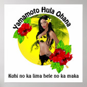 Geeignet für Yamamoto Hula Ohana Poster 2 (Vorne)