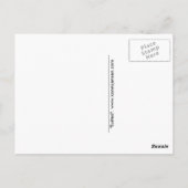 Geeignet Postkarte (Rückseite)