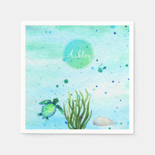 Geeignet unter der SeaTurtle Baby-Dusche Serviette