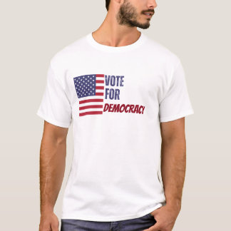 Geeignete Abstimmung für Demokratie USA Wahl 2024 T-Shirt