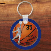 Geeignete Basketball Team Geschenkideen für Mädche Schlüsselanhänger (Vorderseite)