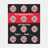 Geeignete Brandbekämpfungsmittel, Fleecedecke (Vorderseite)