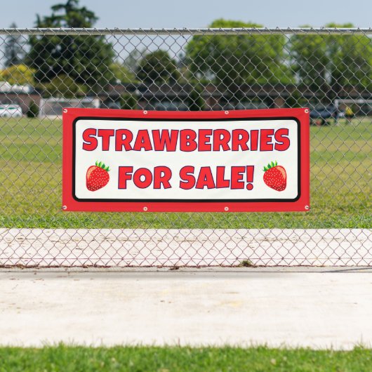Geeignete Erdbeeren für den Verkauf Banner (Insitu)
