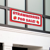 Geeignete Erdbeeren für den Verkauf Banner (Äußeres Gebäude)