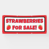Geeignete Erdbeeren für den Verkauf Banner (Horizontal)