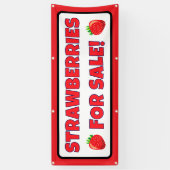 Geeignete Erdbeeren für den Verkauf Banner (Vertikal)