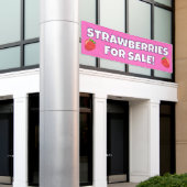 Geeignete Erdbeeren für den Verkauf Banner (Äußeres Gebäude)