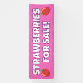Geeignete Erdbeeren für den Verkauf Banner (Vertikal)