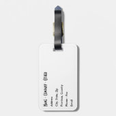 Geeignete Forellenfischerei Gepäckanhänger (Rückseite vertikal)