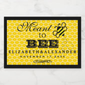 Geeignete Hochzeitgastbevorzugungsmarke Lebensmitteletikett (Einzelnes Label)