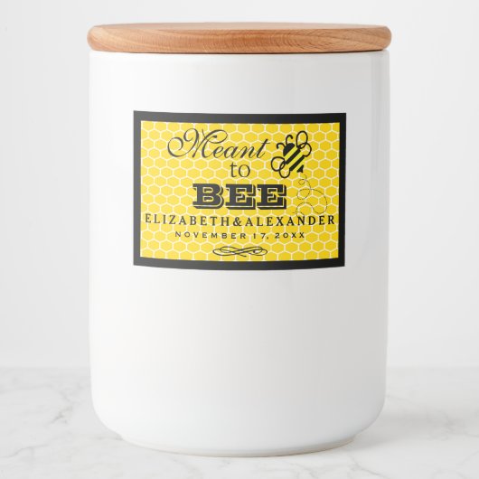 Geeignete Hochzeitgastbevorzugungsmarke Lebensmitteletikett (Vorderseite)