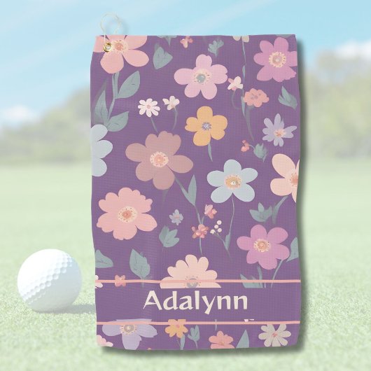 Geeignete Niedliche Vintage Blumengeschenke für Fr Golfhandtuch