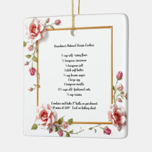 Geeignete Oatmessen-Geschenke für Oma-Kekse Keramikornament (Links)