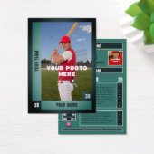 Geeignete Status einer grünen Baseball-Handelskart (Schreibtisch)