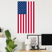 Geeignete vertikale Anzeige des Feldes United Staa Poster (Heimbüro)