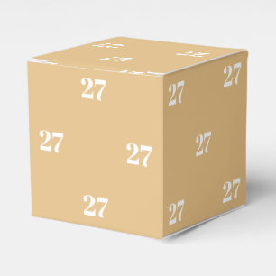 Geeignete Werbegeschenke mit weißer Buchstabenzahl Geschenkschachtel