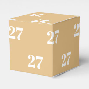 Geeignete Werbegeschenke mit weißer Buchstabenzahl Geschenkschachtel