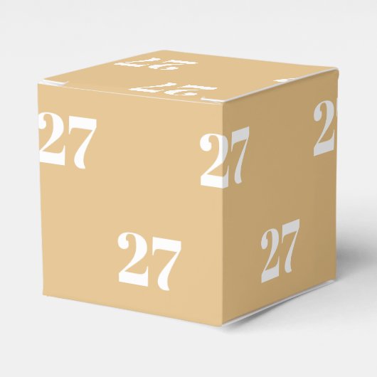 Geeignete Werbegeschenke mit weißer Buchstabenzahl Geschenkschachtel (Vorderseite)