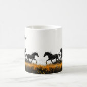 Geeignete Wild Pferde und Wilde Blume Tasse (Mittel)