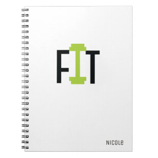 GEEIGNETE Workout-Fitness-kundenspezifische Notizblock