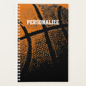 Geeigneter Basketballspieler und Coach-Spiralplane Planer (Vorderseite)