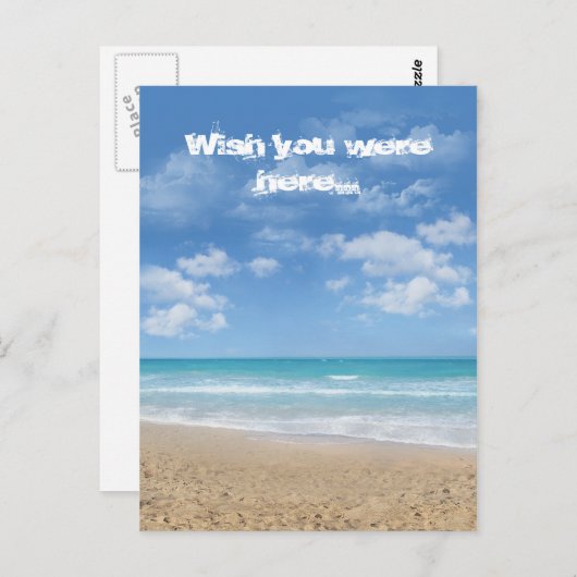 (Geeigneter Strand) Postkarte (Vorne/Hinten)