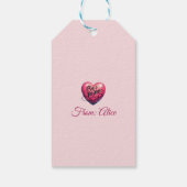 Geeigneter Valentinstag-Hund Geschenkanhänger (Rückseite)