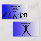 geeignetes Blau Visitenkarte (Vorne/Hinten)