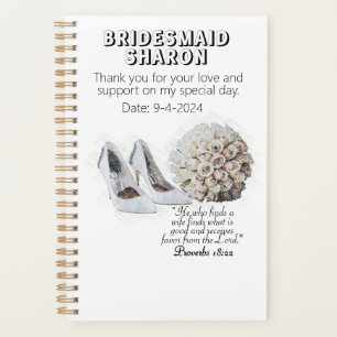 Geeignetes Christliches Faith Bridesmaid-Geschenk Planer