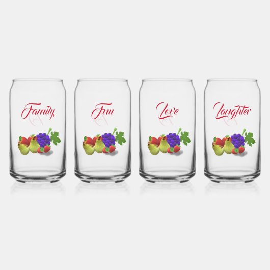 Geeignetes Fruchtsaftgetränk Trinkbehälter Set Dosenglas (Vorderseite)