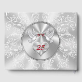 Geeignetes Gästebuch für 25. Hochzeitstag (Rückseite)