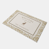 Geeignetes Hirsch Fußmatte (Schrägansicht)