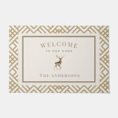 Geeignetes Hirsch Fußmatte (Vorderseite)