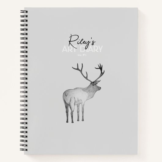 Geeignetes Hirsch Notizblock (Vorderseite)