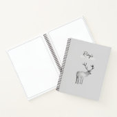 Geeignetes Hirsch Notizblock (Innenseite)