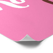 Geeignetes Romantisches Koffein Poster (Ecke)