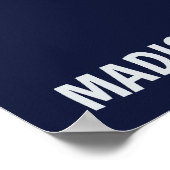 Geeignetes Textnachrichtenposter Poster (Ecke)