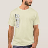 GEEK-Abschlag für Vertikalstil T-Shirt (Vorderseite)