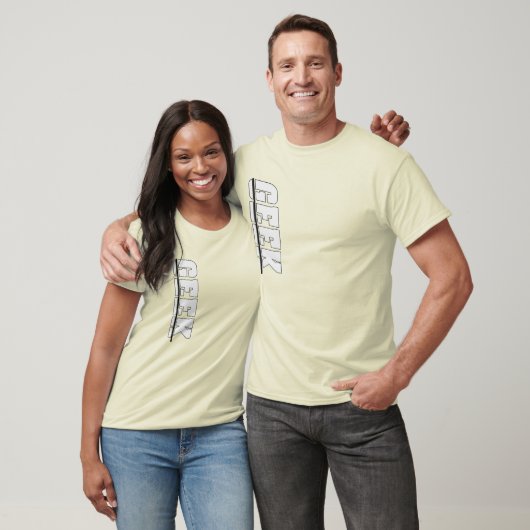 GEEK-Abschlag für Vertikalstil T-Shirt (Unisex)