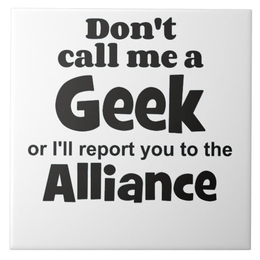 Geek Alliance bf Fliese (Vorderseite)