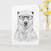 Geek bear karte (Gelbe Blume)